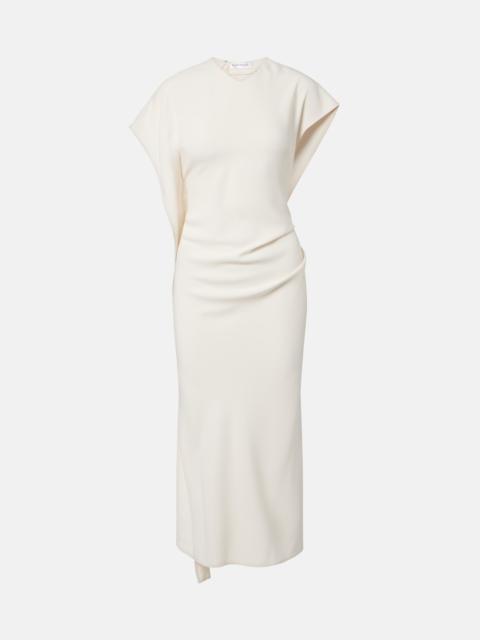 Victoria Beckham Victoria draped crêpe satin midi dress