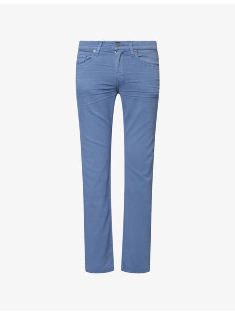 PAIGE Federal Transcend Slim-Fit Stretch-Denim Jeans