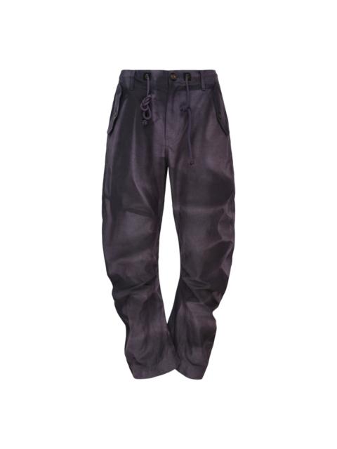 JiyongKim Sun-Bleached Twisted Trousers