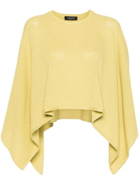 FABIANA FILIPPI sequinned cropped poncho