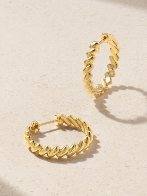 ANITA KO 18-karat Gold Hoop Earrings