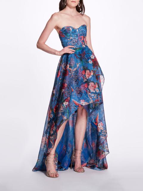Marchesa HIGH-LOW SWEETHEART GOWN
