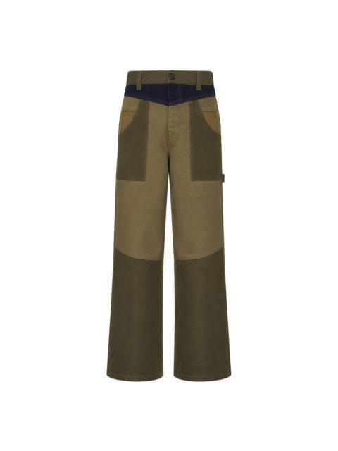 Andersson Bell Austin Patchwork Wide-Leg Jeans