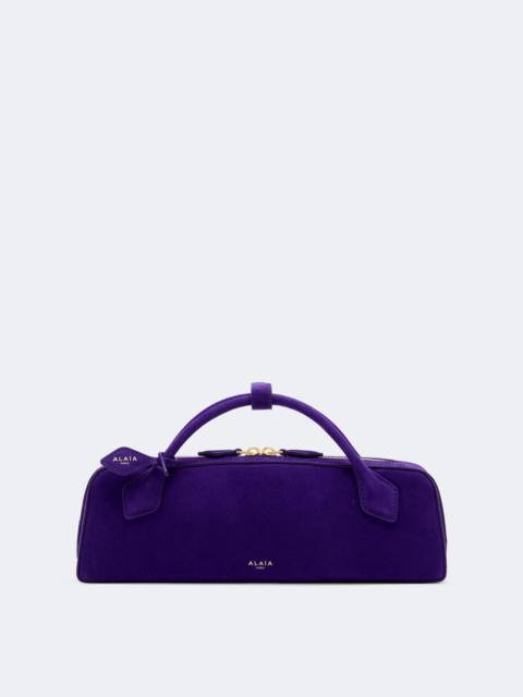 Alaïa Le Teckel Small suede clutch