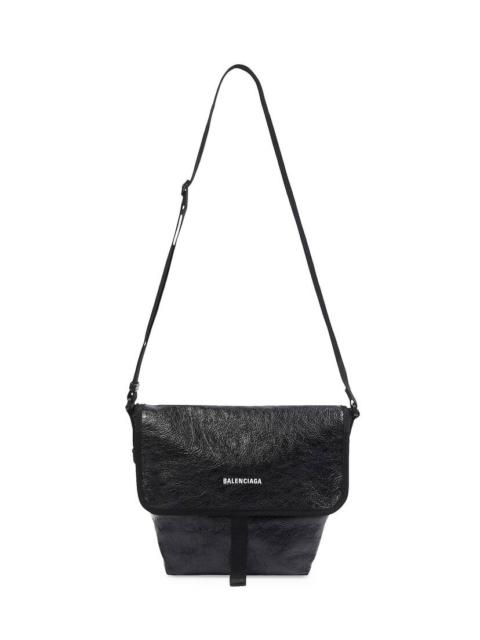 BALENCIAGA Explorer スモール刺繍 Messenger Bag Men's Explorer Messenger Bag Small in Black | Balenciaga US