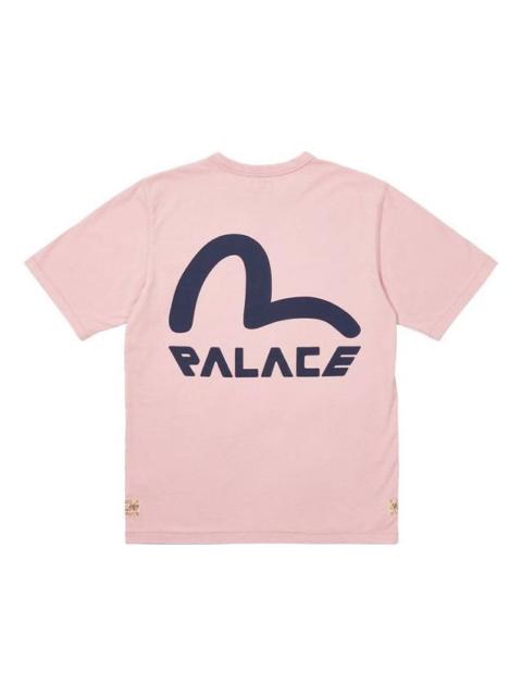 PALACE Palace X Evisu FW21 Seagull T-Shirt Pink Nectar Logo T-Shirt 'Pink' P21EVTS005
