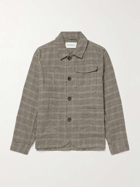 Oliver Spencer Hythe Checked Cotton-Flannel Jacket