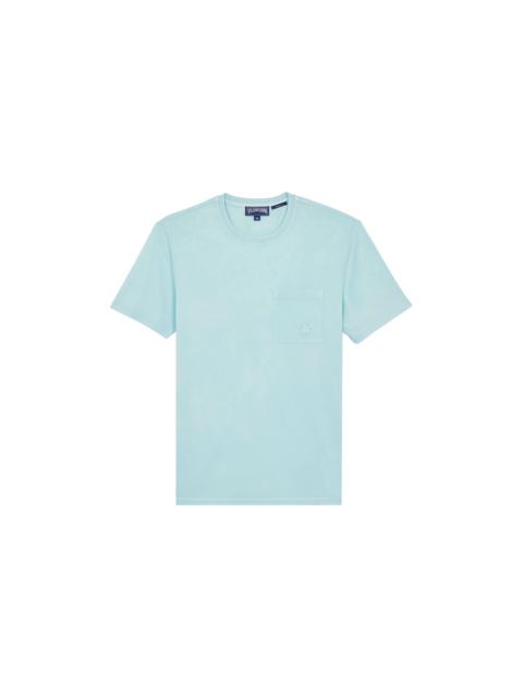 Vilebrequin Men Solid Organic cotton T-shirt Natural Colors