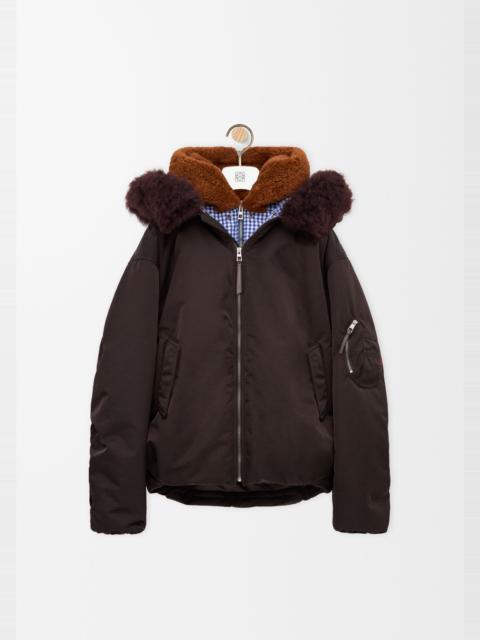 Loewe Bomber jacket in technical shell