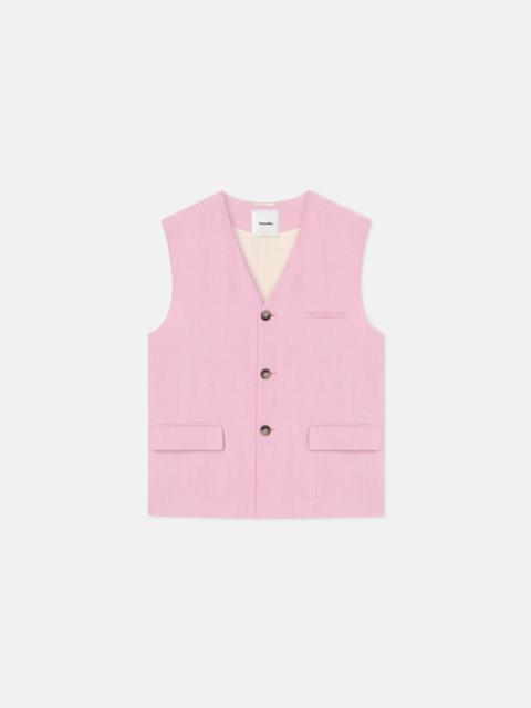 Nanushka Silk Viscose Tweed Vest