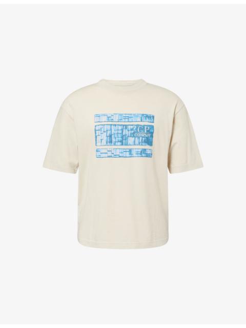 C.P. Company Brand-Print Cotton T-Shirt