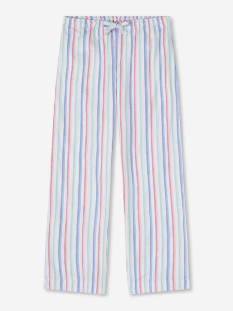 Derek Rose Women's Lounge Trousers Kelburn 28 Brushed Cotton Multi