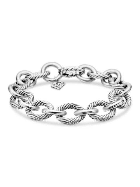 DAVID YURMAN Women's Oval Link Chain Bracelet in Sterling Silver, 12mm - Silver