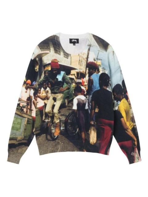 Stüssy Stussy Peter Tosh Print Sweater 'Multicolor' 117145