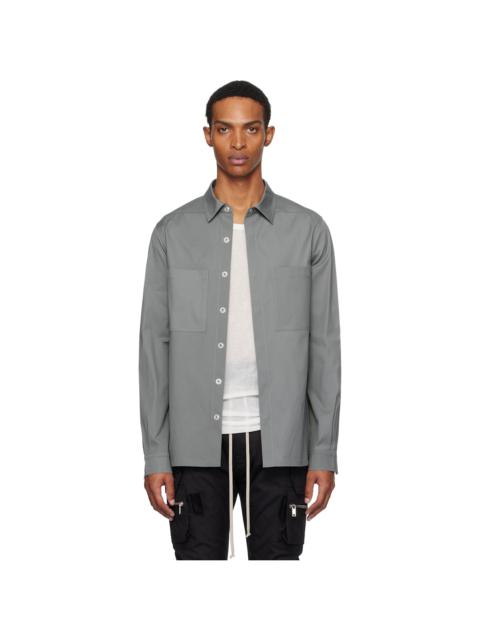 Rick Owens Gray Concordians Outer Shirt
