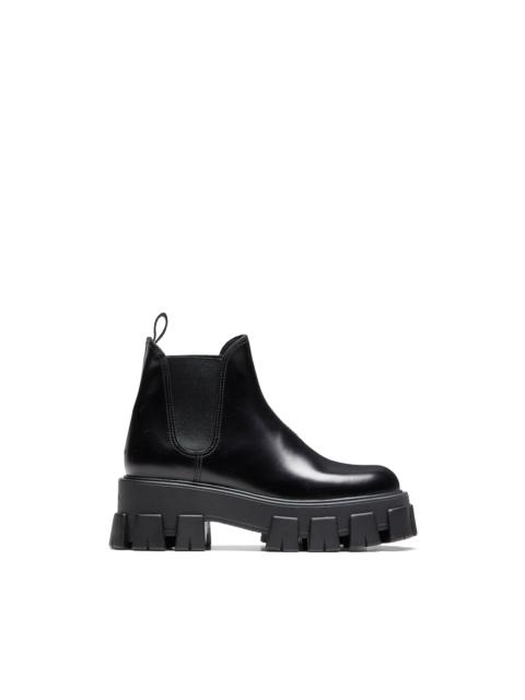Monolith brushed leather Chelsea boots