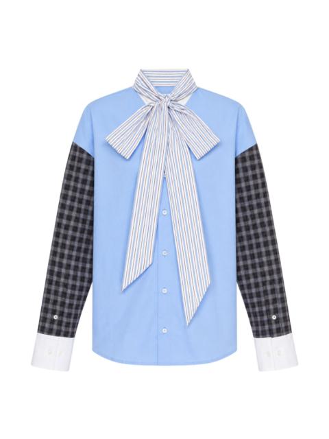 MSGM Colour Block Long Sleeve Top