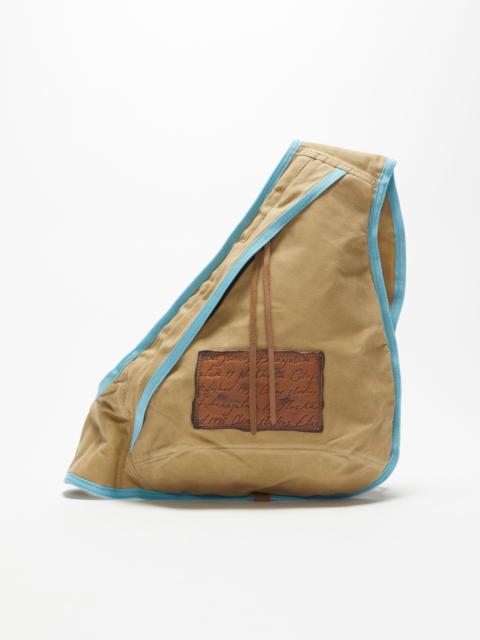 Sling backpack - Beige/blue