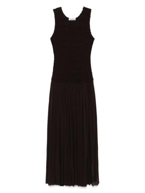 Jil Sander pleated maxi dress