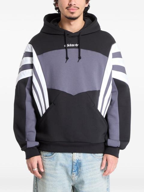 adidas stripe-detail hoodie