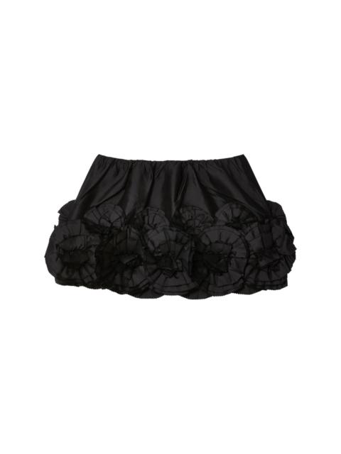 SHUSHU/TONG floral-embellished skirt