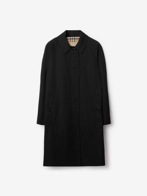 Burberry Long Silk Blend Trench Coat | REVERSIBLE