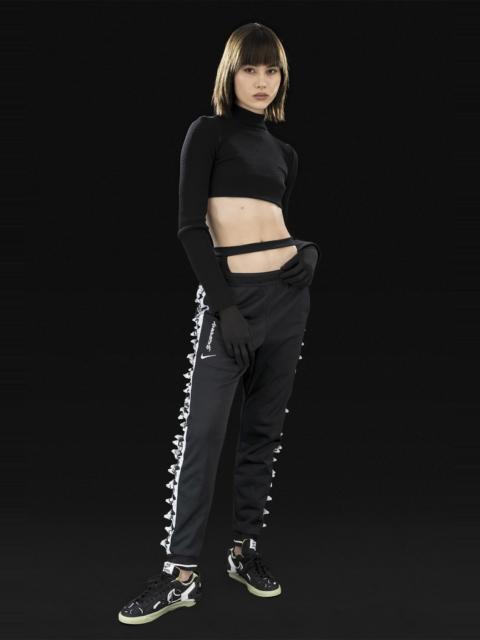 ACRONYM GGG-P1-010 Nike® Acronym® Track Pant Knit BLACK/WHITE ] with BLA-001