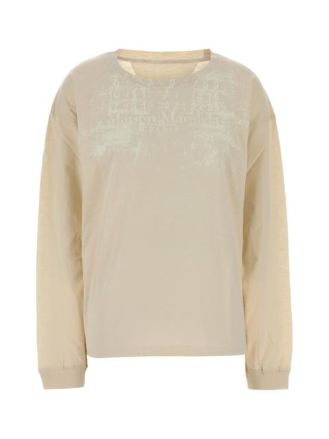 Maison Margiela Sand cotton t-shirt
