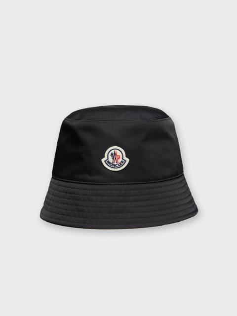 Moncler Hat Bucket Cotton Blend Grey