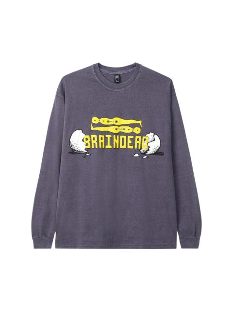BRAIN DEAD Brain Dead Hatchlings Long-Sleeve Tee 'Berry'
