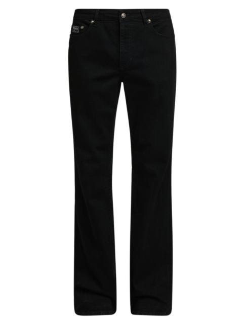 VERSACE JEANS COUTURE Men's Stretch-Denim Boocut Jeans - Black