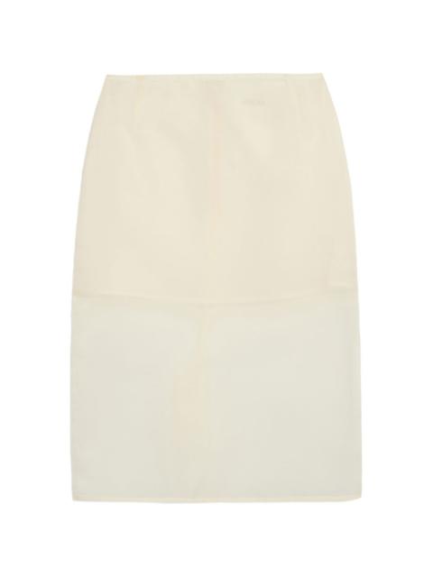 APPARIS Tyra organza midi skirt