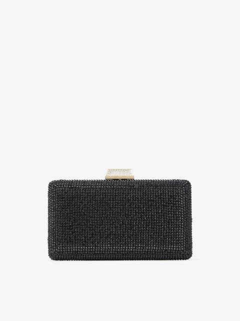 Clemmie
Black Suede Clutch Bag with Crystals