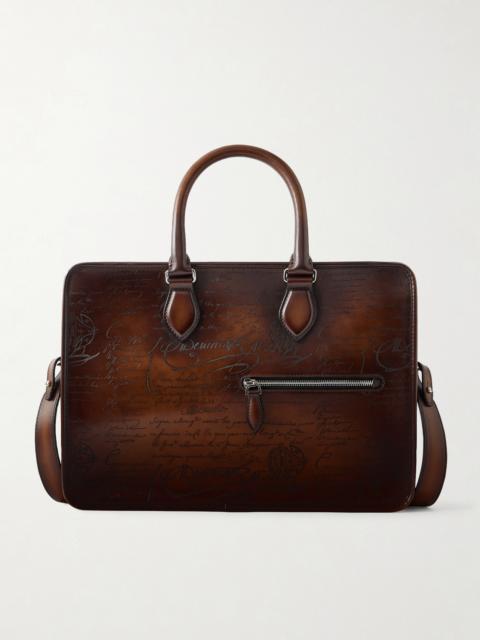 Berluti Un Jour Mini Venezia Leather Briefcase