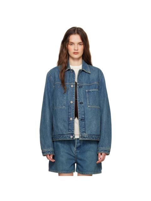 Blue Regular Fit Denim Jacket