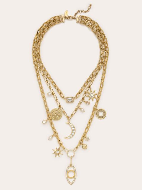 RAMY BROOK Kahleah Layered Charm Necklace