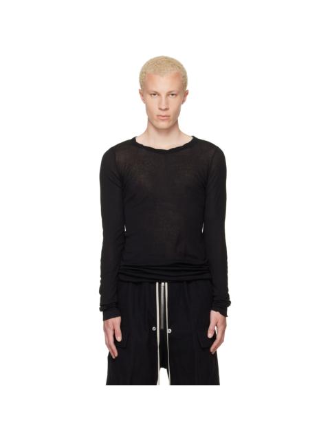 Rick Owens Black Tower Rib LS T-shirt