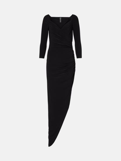 NORMA KAMALI Asymmetrical off-shoulder gown