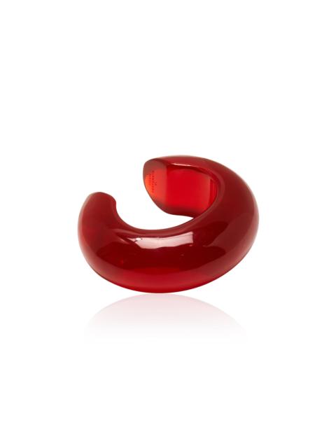LIZZIE FORTUNATO Arc Cuff In Cherry red