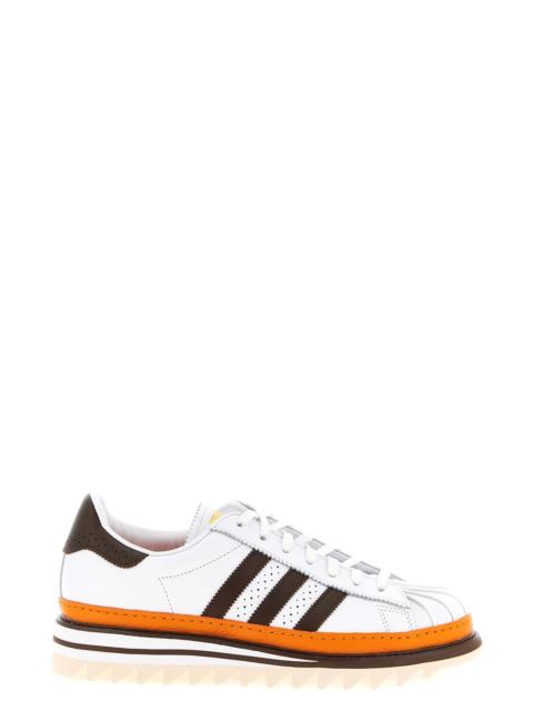 adidas Originals 'Clot EX Orange Superstar' sneakers by Edison Chen