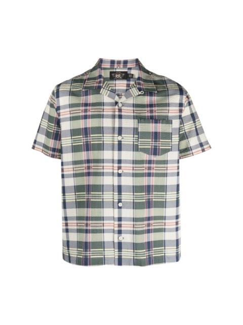 RRL by Ralph Lauren plaid-pattern seersucker shirt