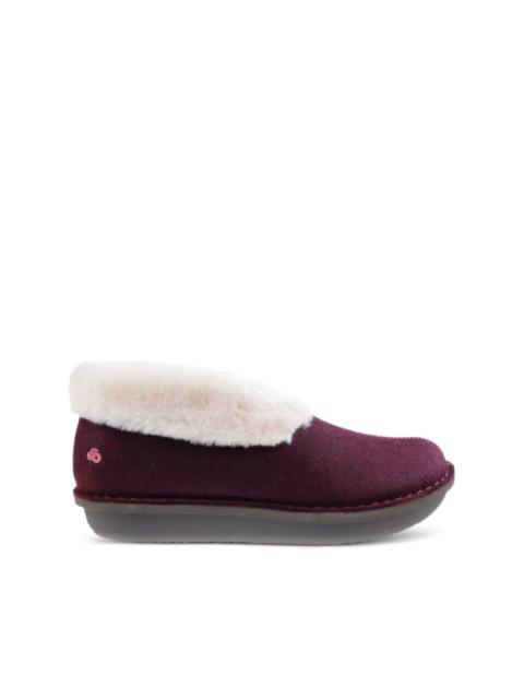 Clarks Originals Milano faux-fur trim slippers