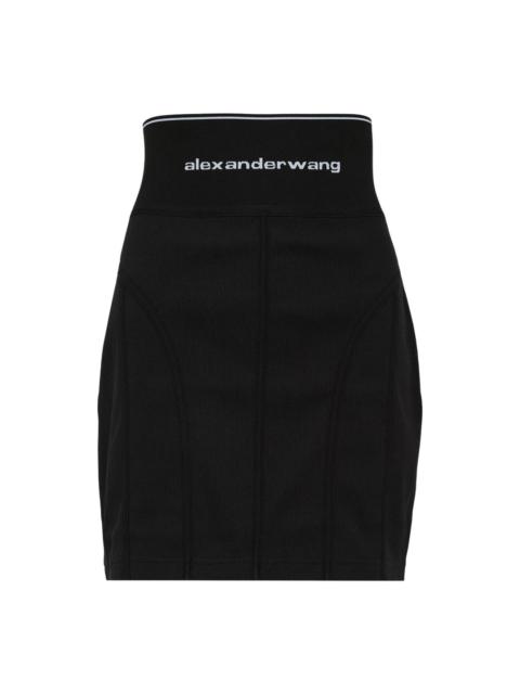 Ribbed High Waisted Skirt