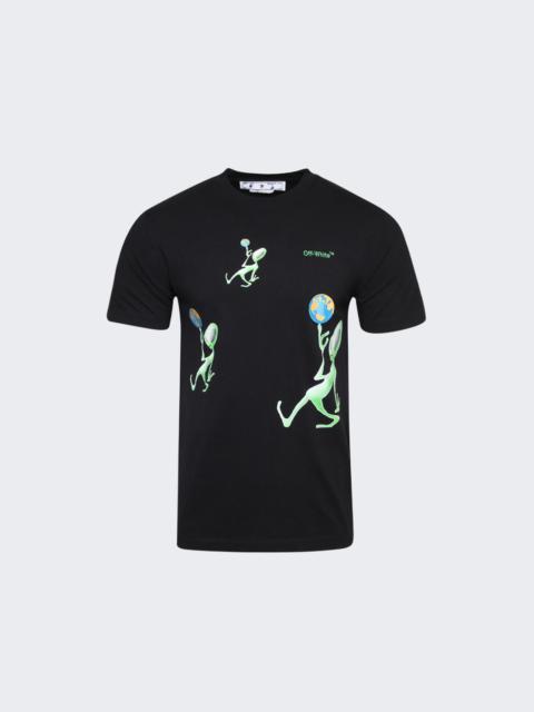Off-White 외국인 그래픽 인쇄 T 셔츠