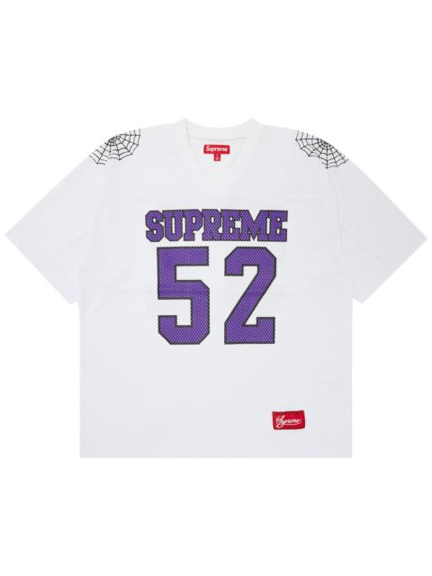 Supreme Spiderweb Football Jersey 'White'