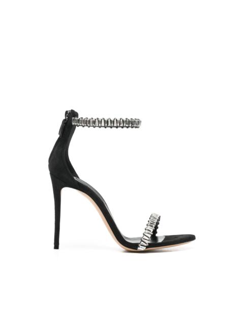 CASADEI crystal-embellished stiletto sandals