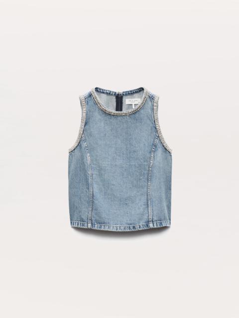 Ultra Featherweight Myla Embellished Denim Top
Ultra Featherweight Denim