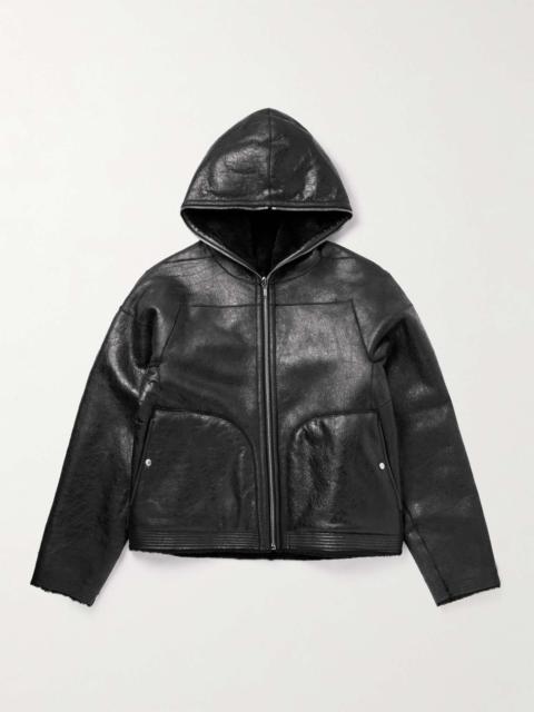 Rick Owens Reversible Shearling 까마귀 재킷