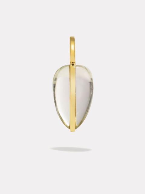 By Pariah Small Pebble Pendant | Green Amethyst