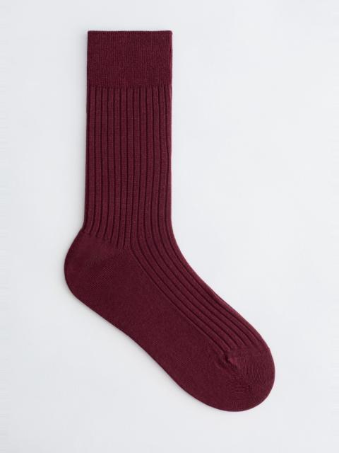 & Other Stories Ribbed Silk Socks